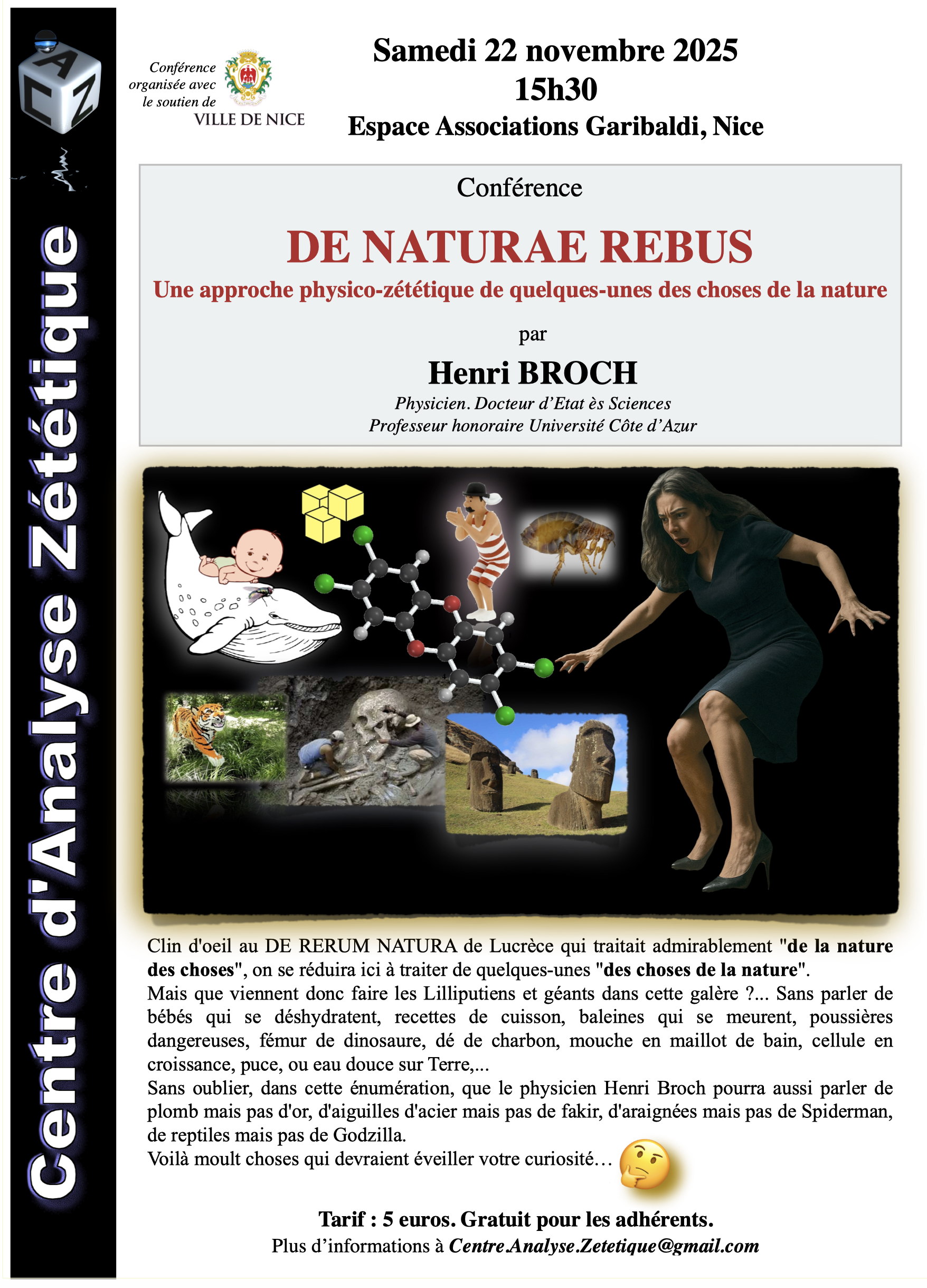 De Naturae Rebus - Une approche physico-zttique de quelques-unes des choses de la nature