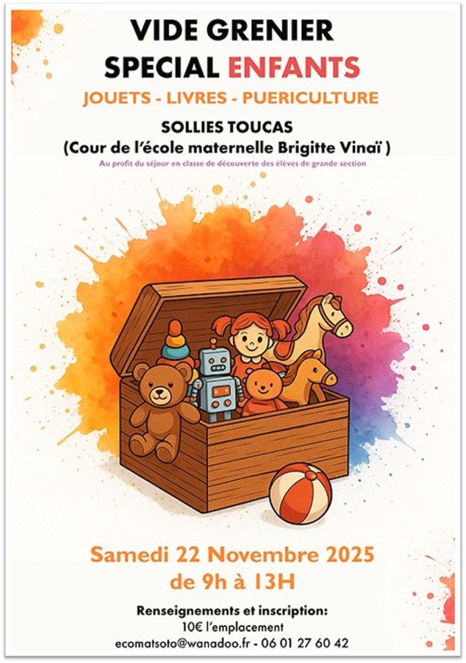Vide-grenier spcial enfants
