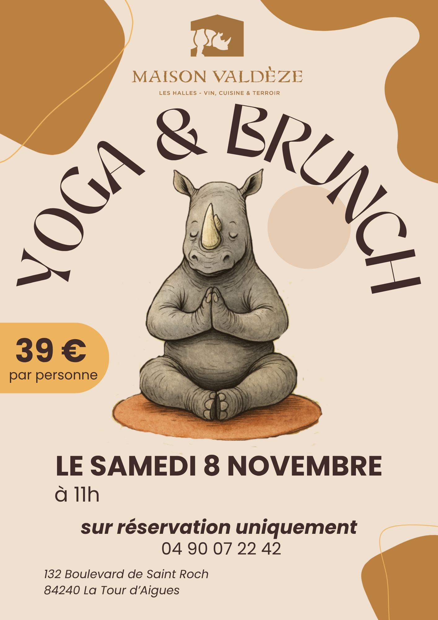 YOGA & BRUNCH Maison Valdeze   La Tour d'Aigues