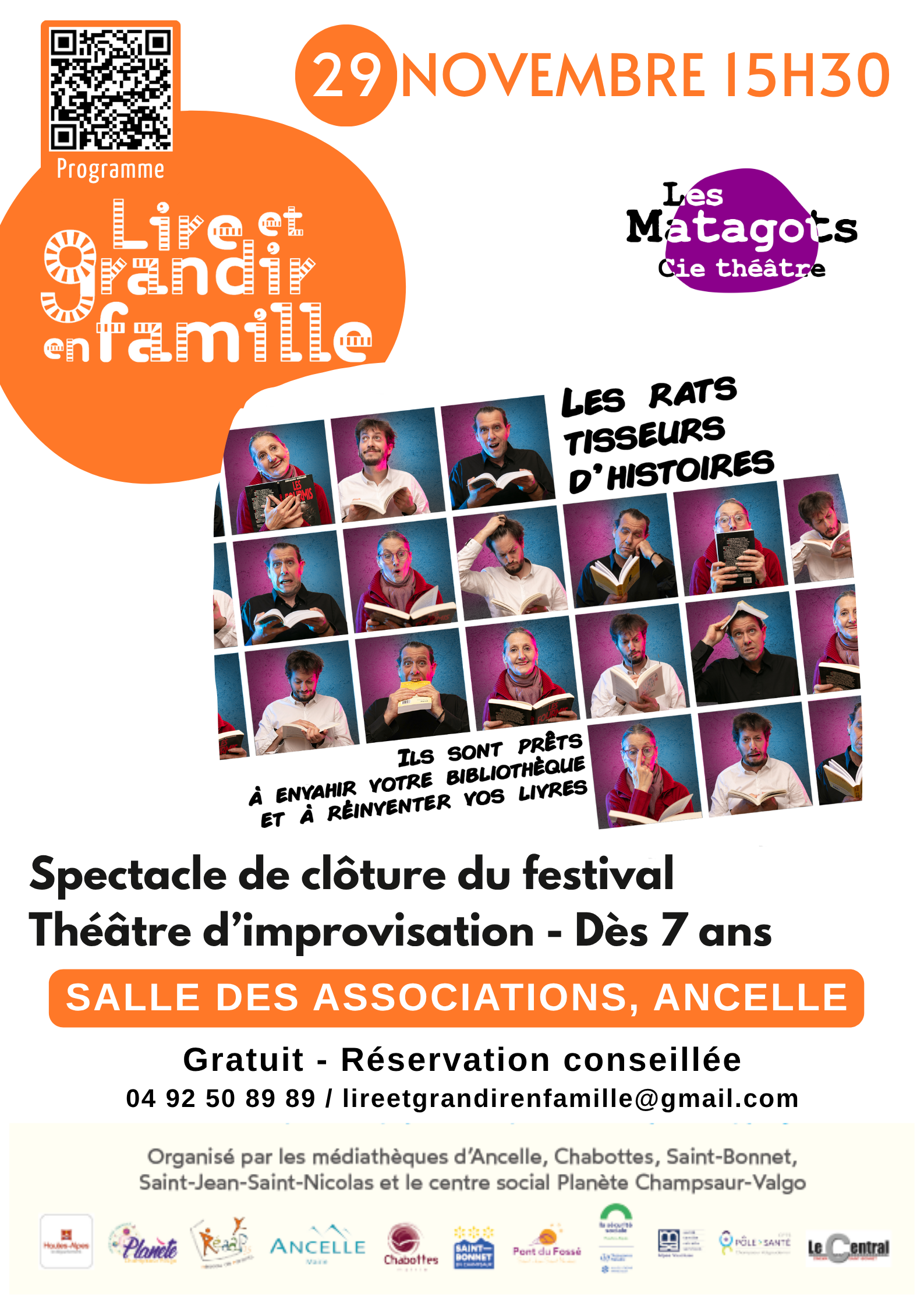 Festival lire et grandir - Les rats tisseurs d'histoires