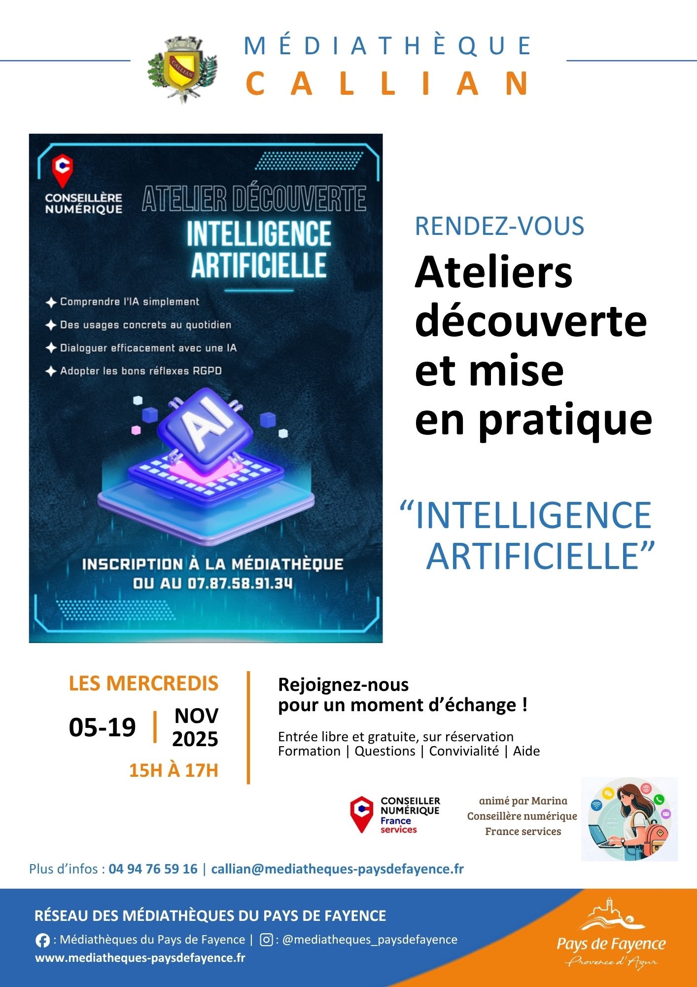 Ateliers Informatique Intelligence Artificielle