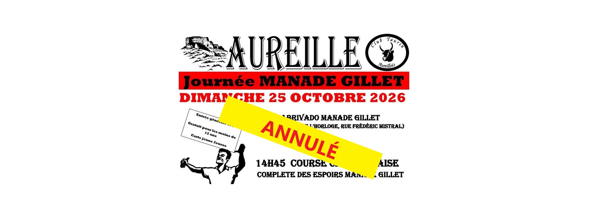 [ANNUL�] Journ�e taurine � Aureille - Manade Gillet