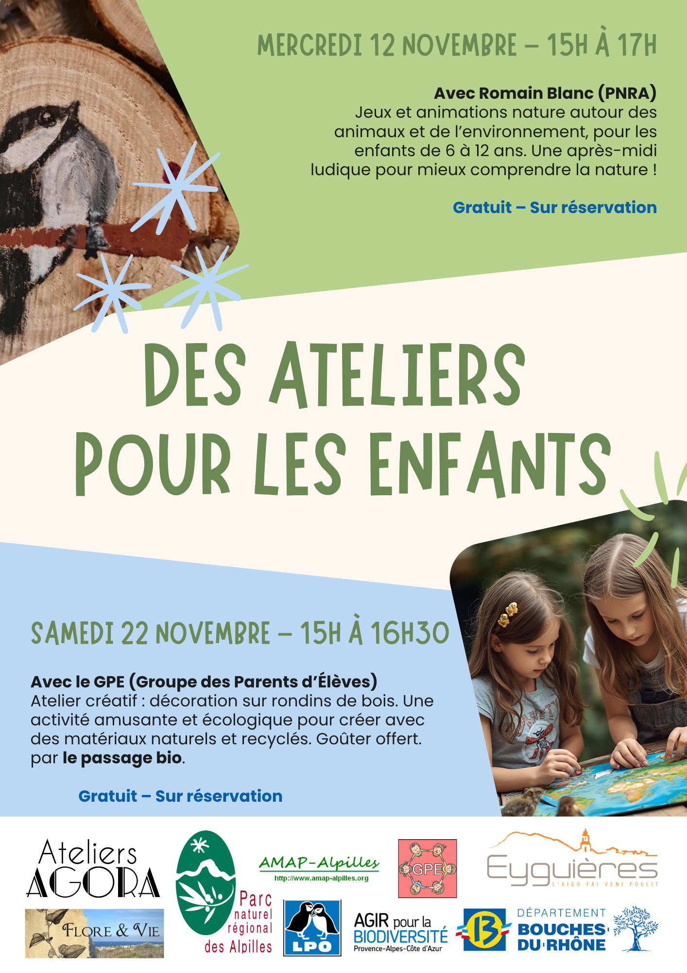 Atelier Agora : Atelier cratif pour les enfants