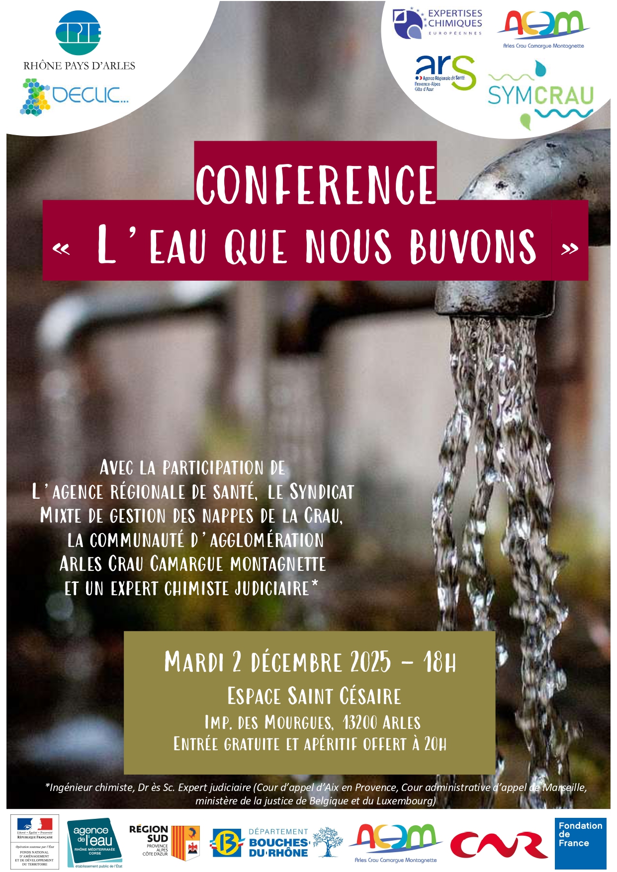 Confrence - L'eau que nous buvons