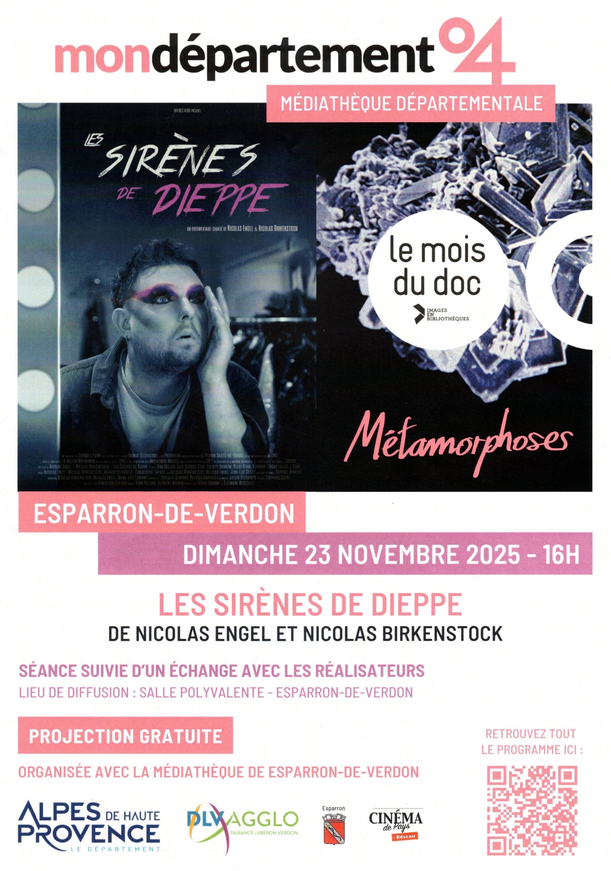 Projection du documentaire Les Sirnes de Dieppe