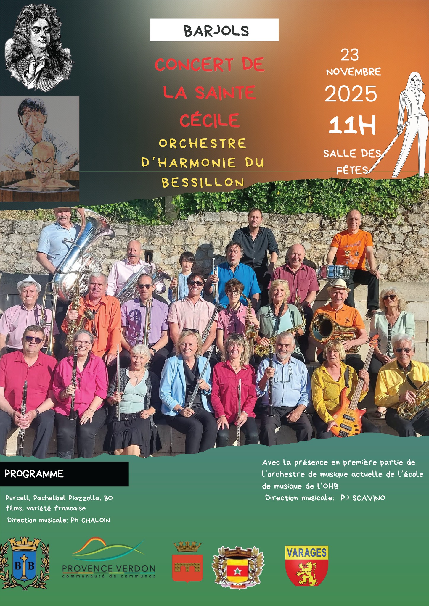 Concert : Sainte Ccile - musique de films, varit franaise