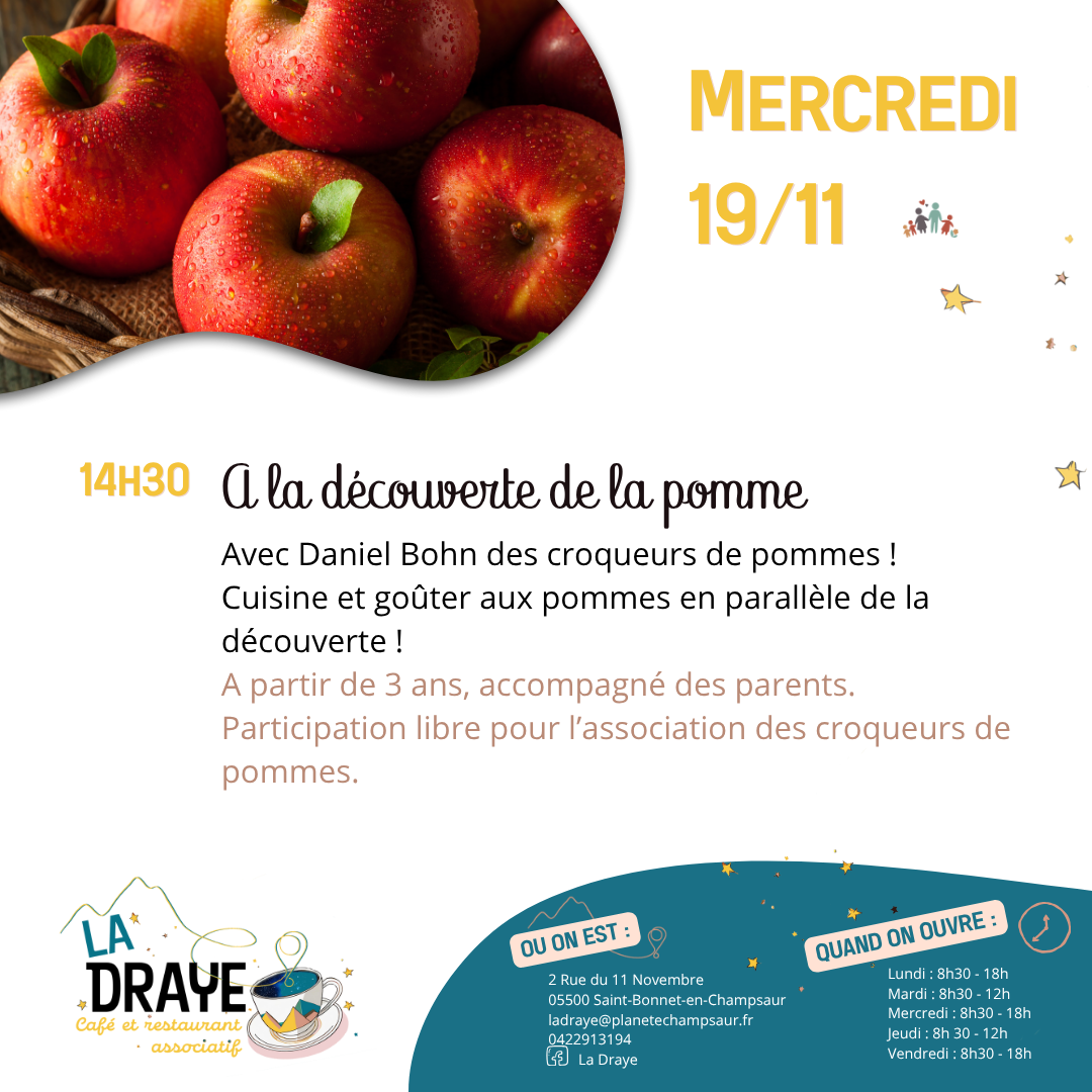A la dcouverte de la pomme !