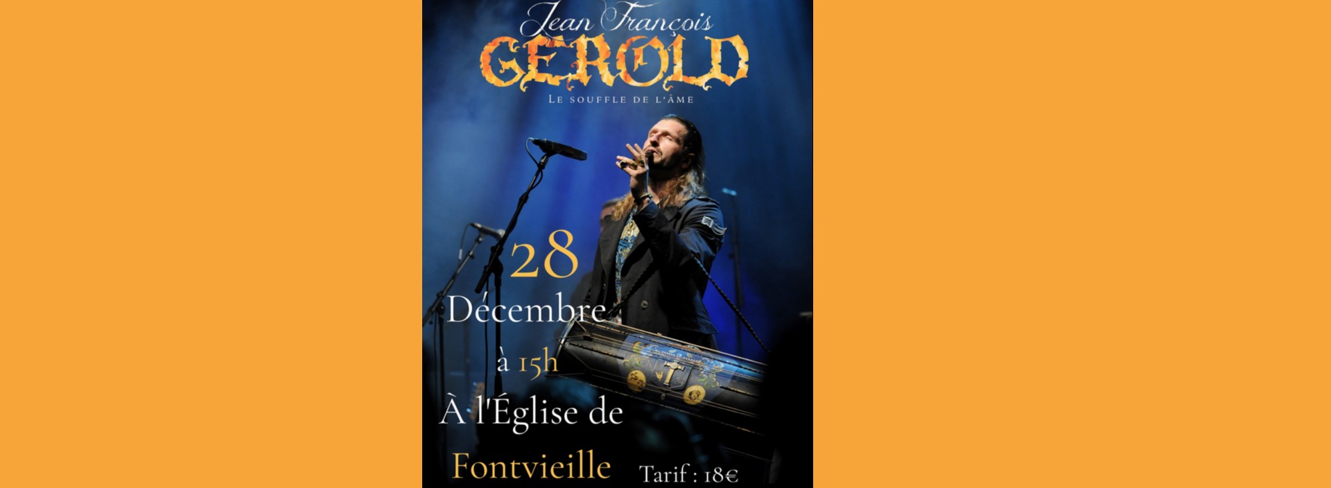 Concert Jean-Franois Gerold Le Souffle Sacr - glise de Fontvieille