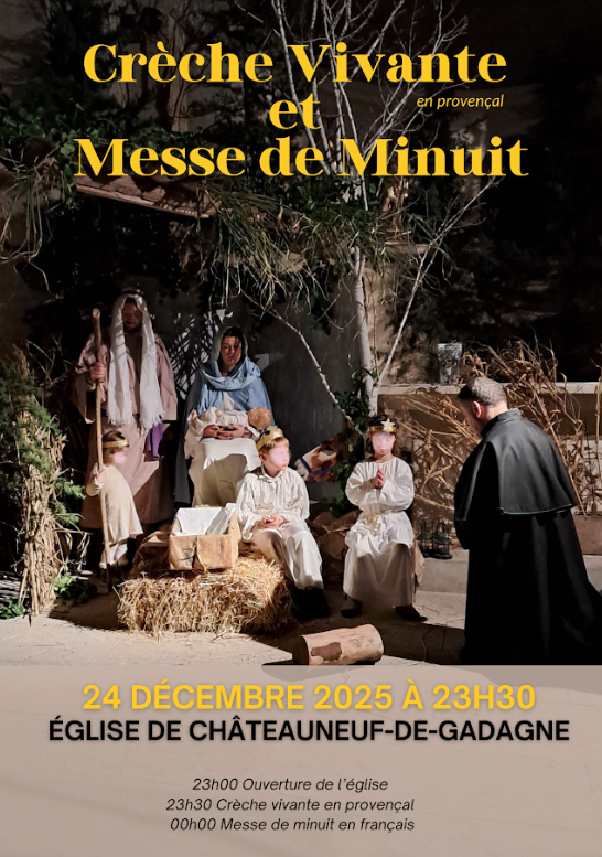 Crche vivante et messe de minuit