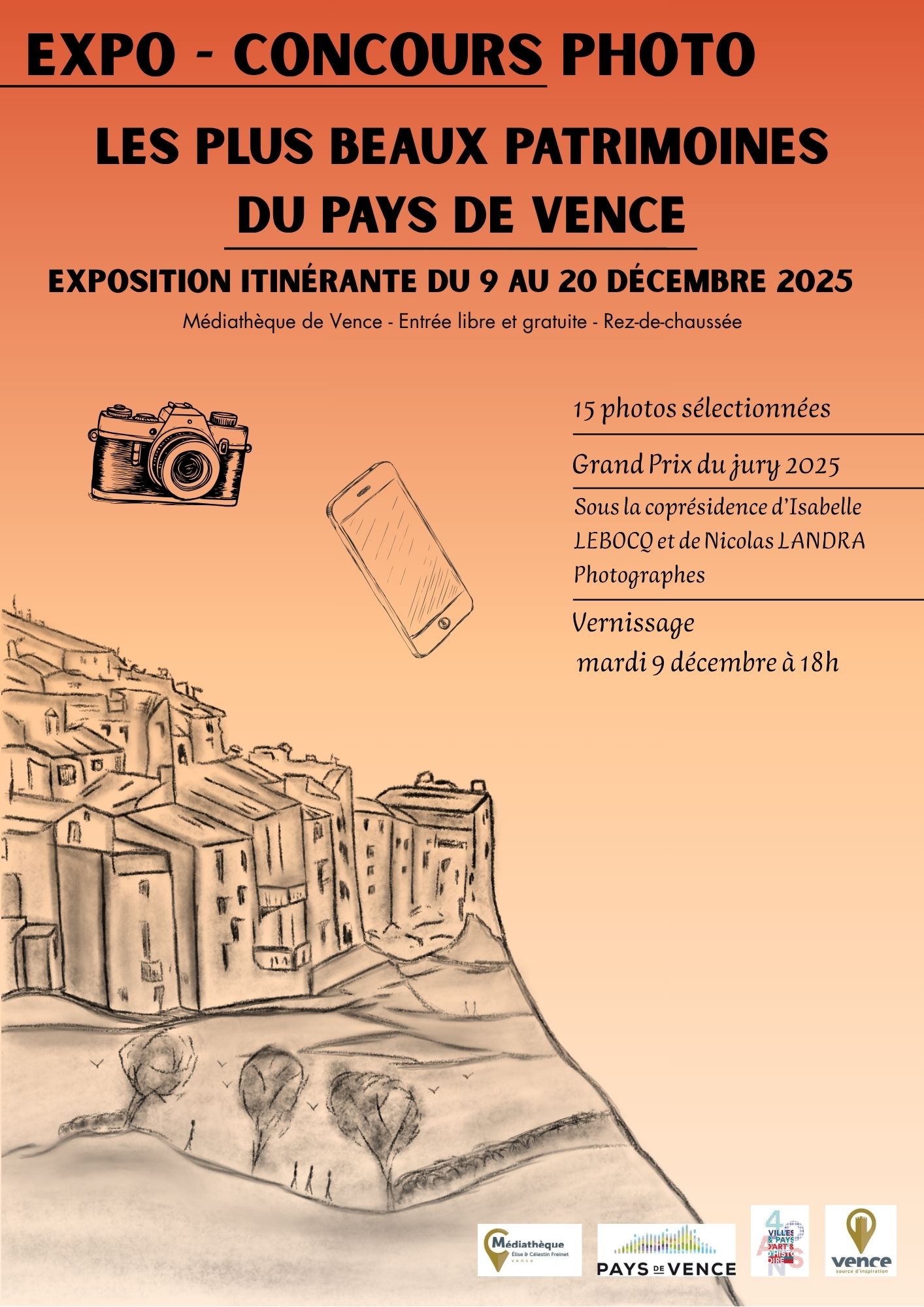 EXPOSITION ITINERAIRE LES PLUS BEAUX PATRIMOINES DU PAYS DE VENCE