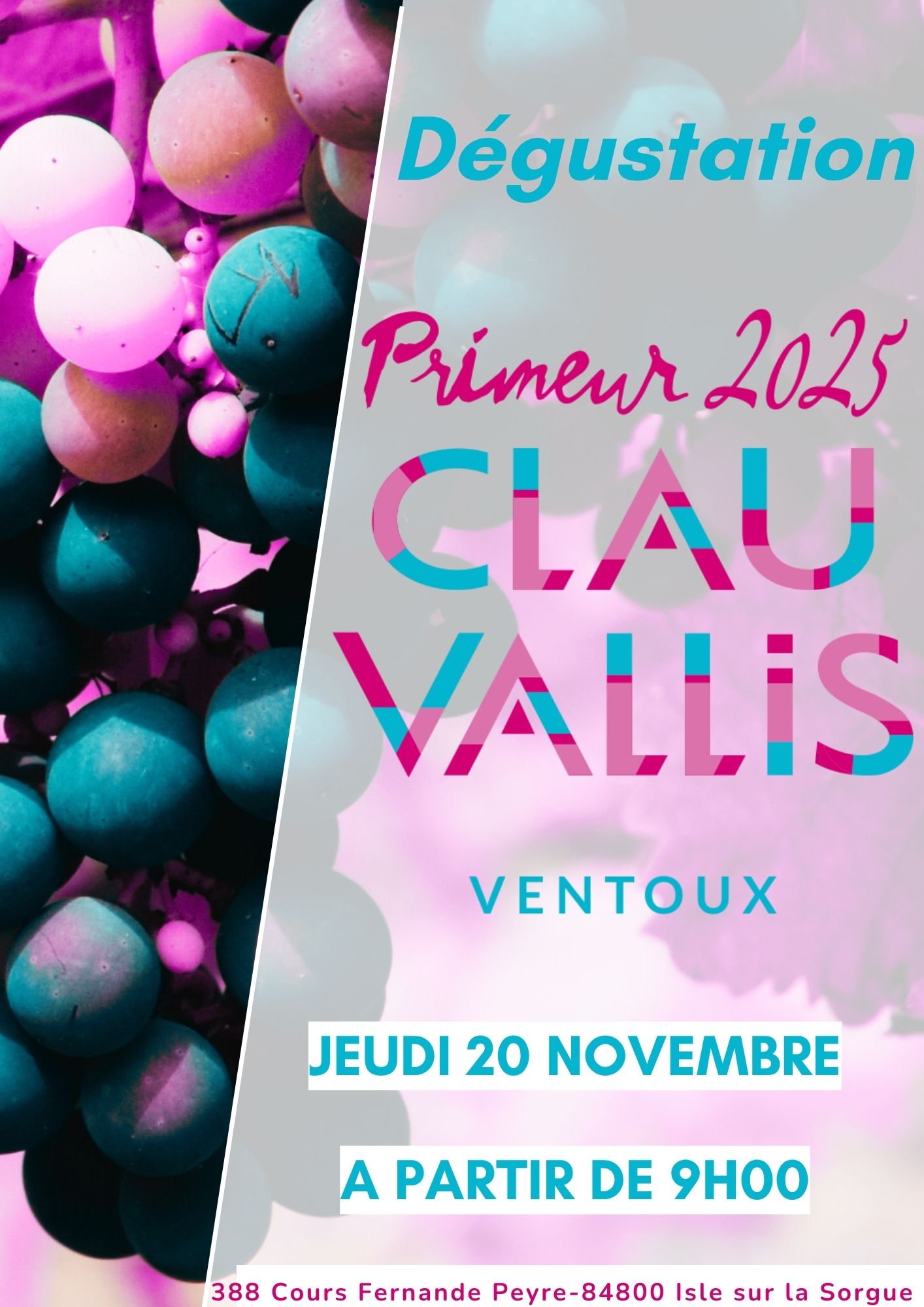 Dgustation Primeur 2025 Clauvallis