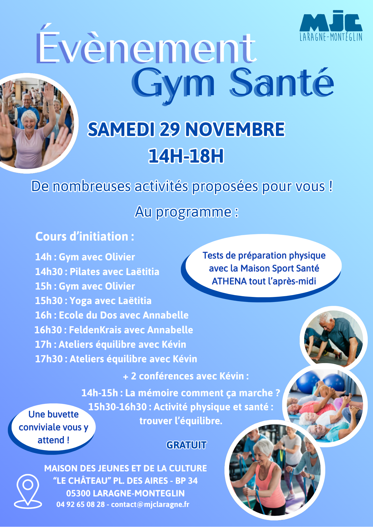 Evnement Gym Sant