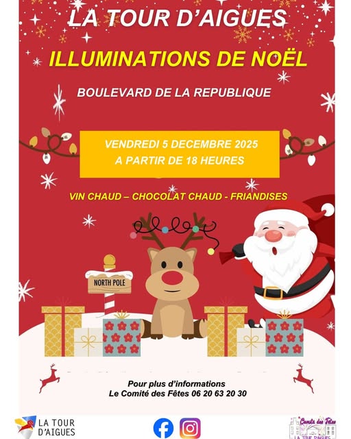 Illuminations de Nol  La tour d'Aigues