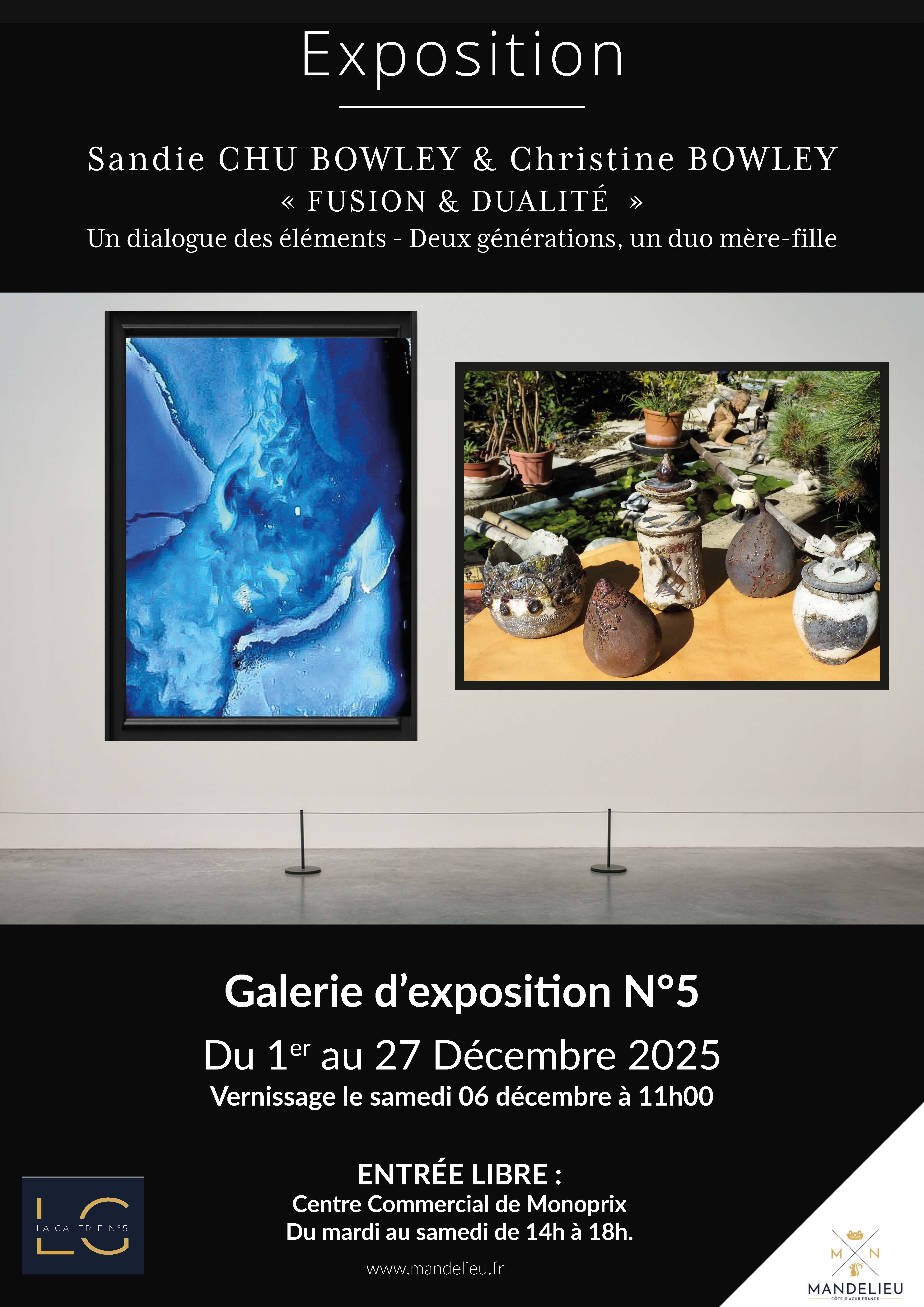  Fusion et dualit  - Exposition Galerie N5