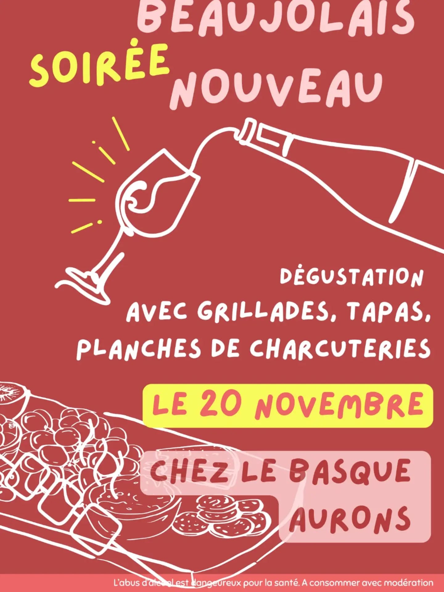 Soire Beaujolais Nouveau  Aurons