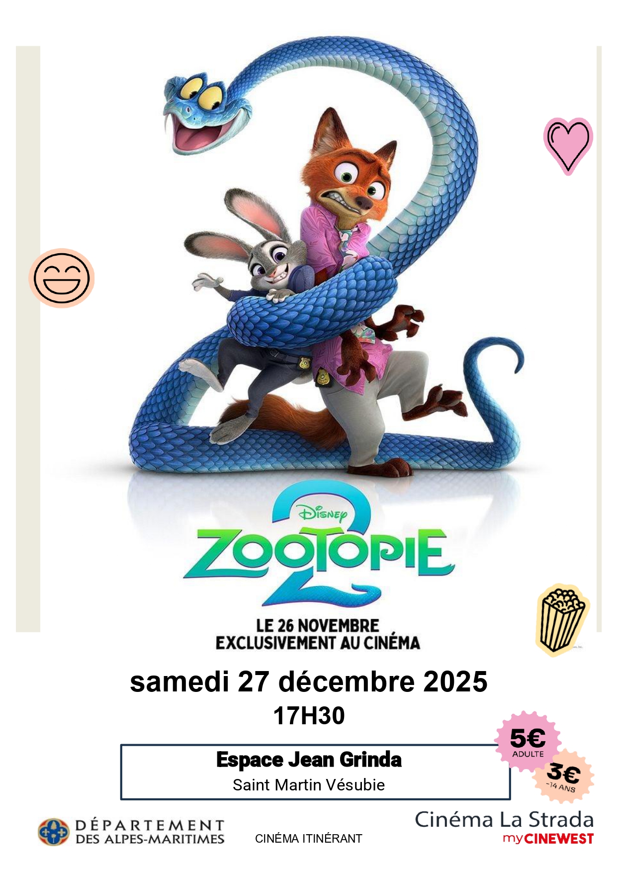 Sance de cinma -  Zootopie 2