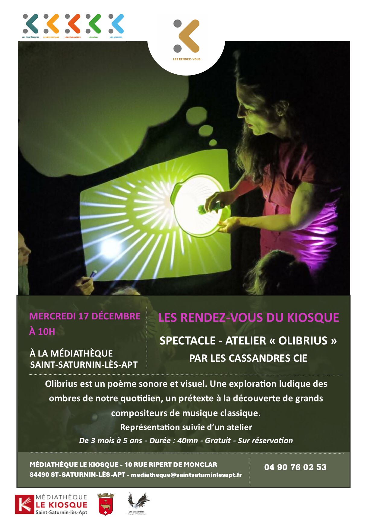Spectacle - atelier OLIBRIUS