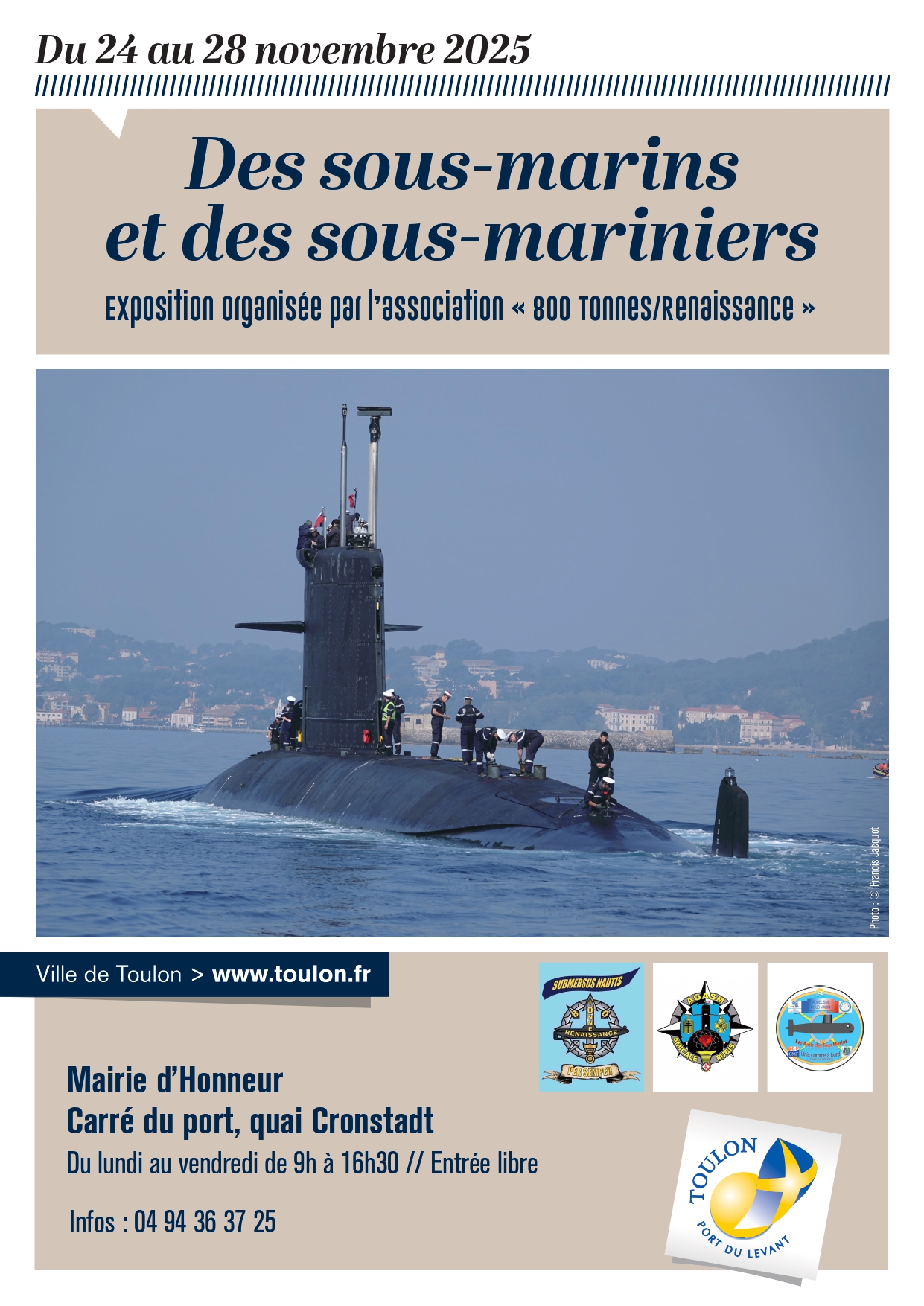 Exposition - Des sous-marins et des sous-mariniers
