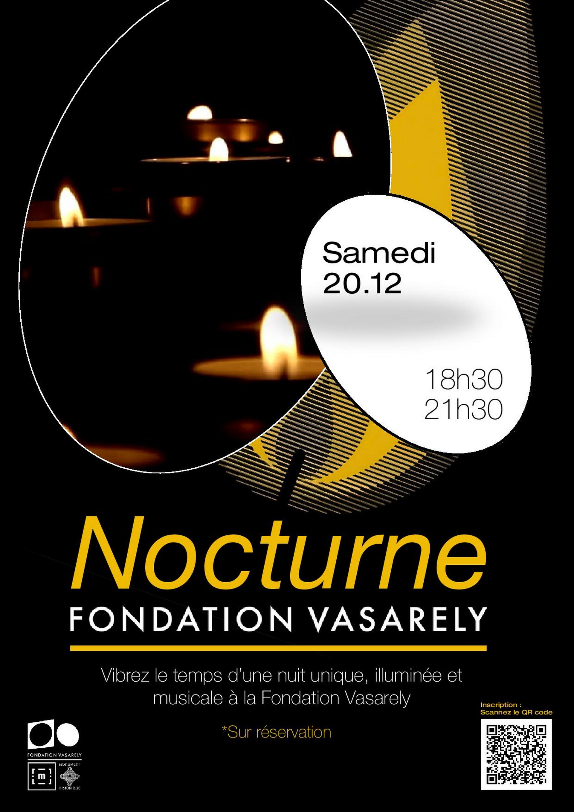 Exposition - Nocturne Fondation Vasarely