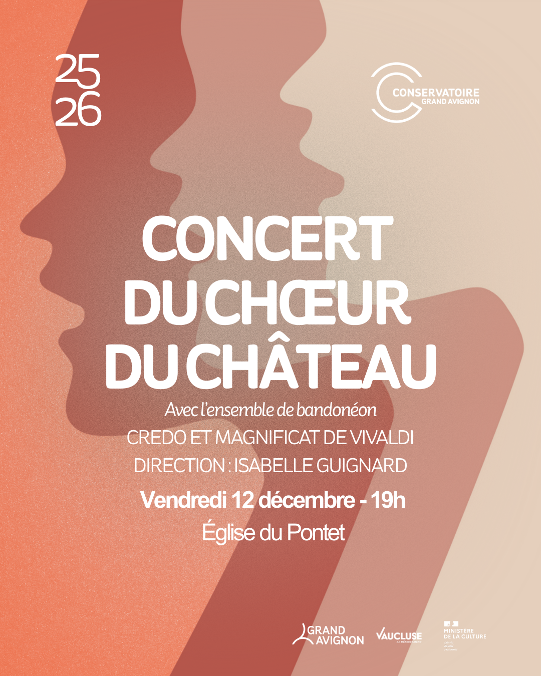 Concert du chur du chteau avec ensemble de bandonon