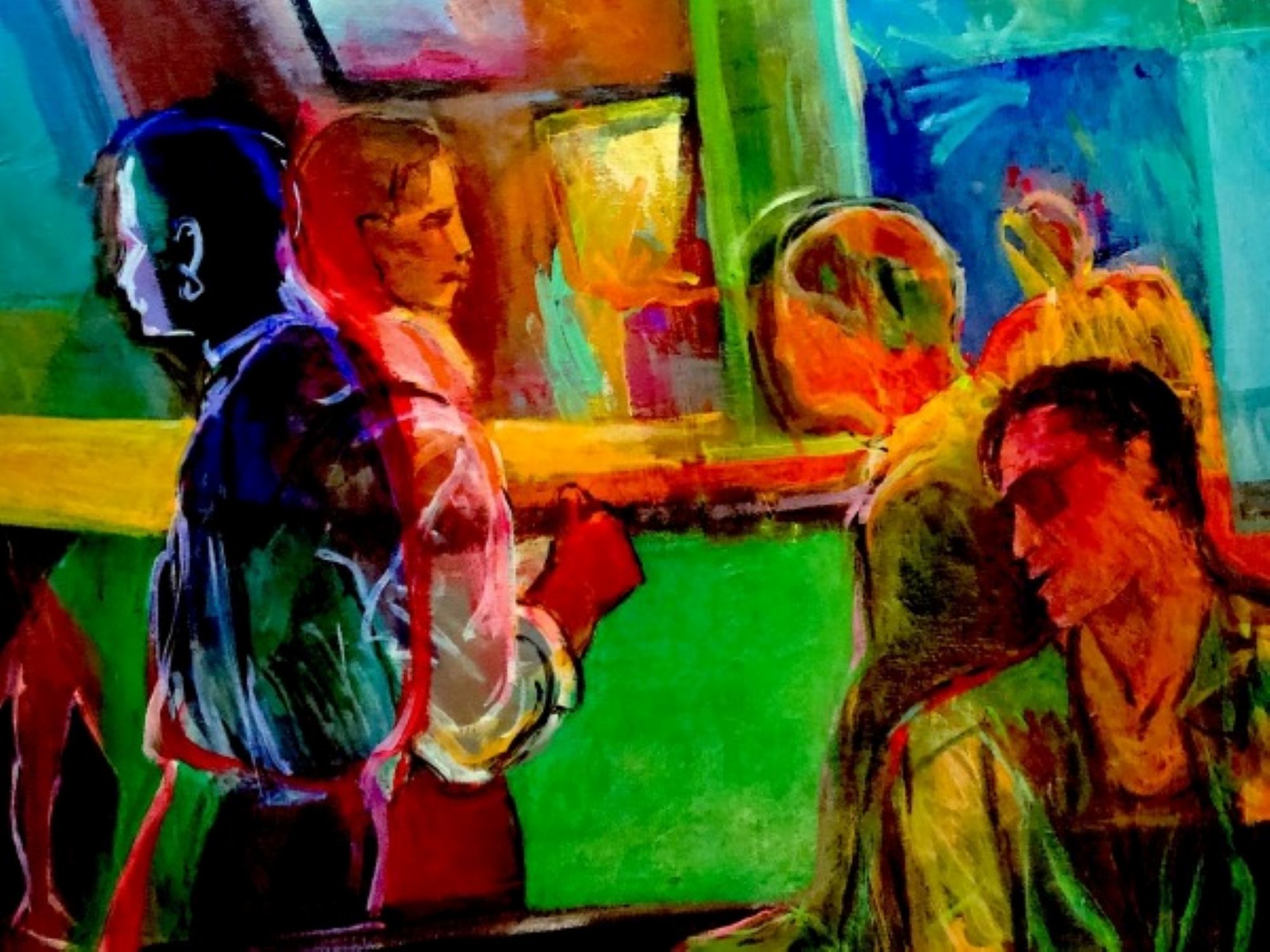 Exposition de Roger Karoubi  la Ferme des Arts