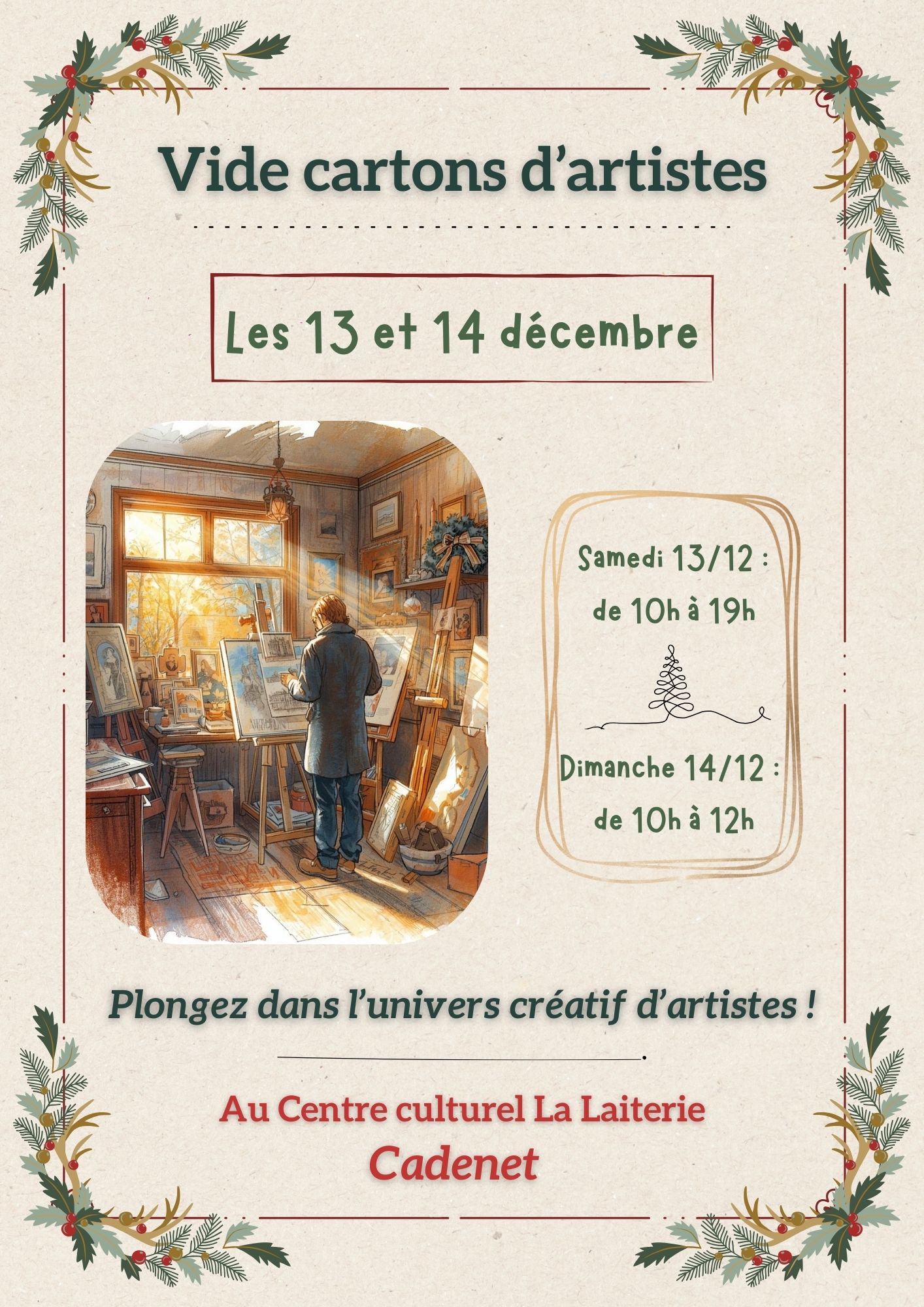 Vide cartons d'artistes  Cadenet