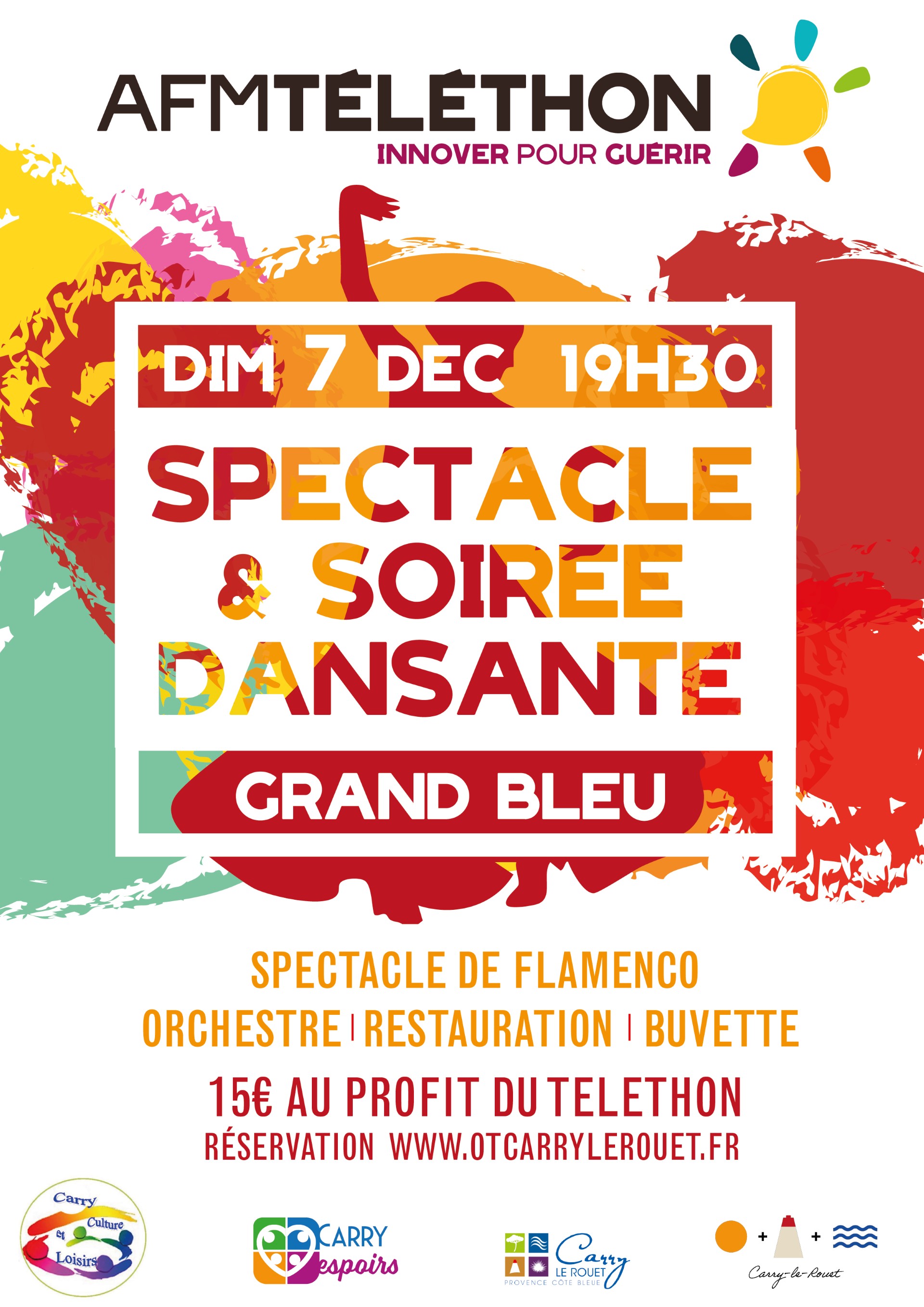 Spectacle et soire dansante au profit du Tlthon