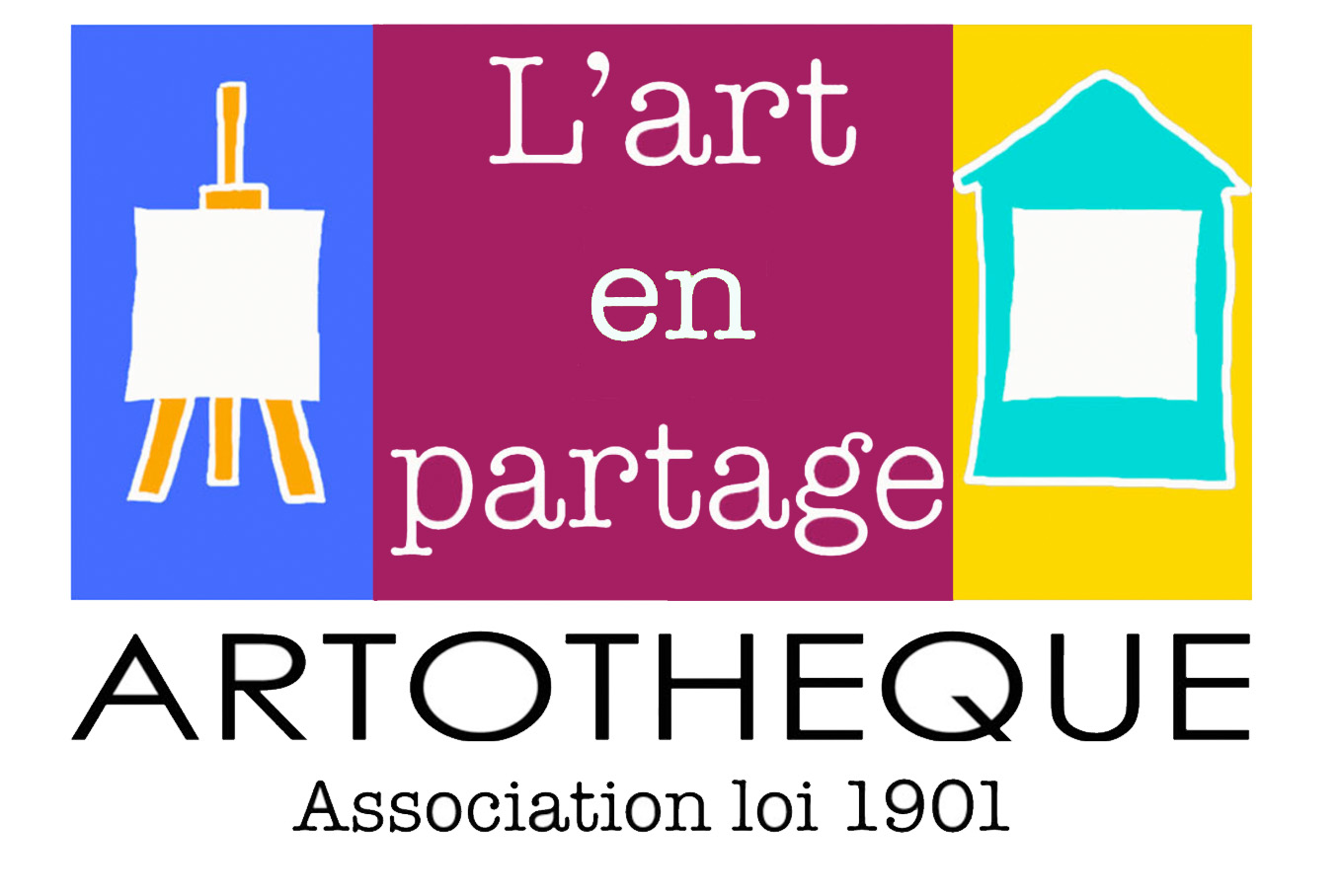 L'art en partage : exposition et prt d'oeuvres