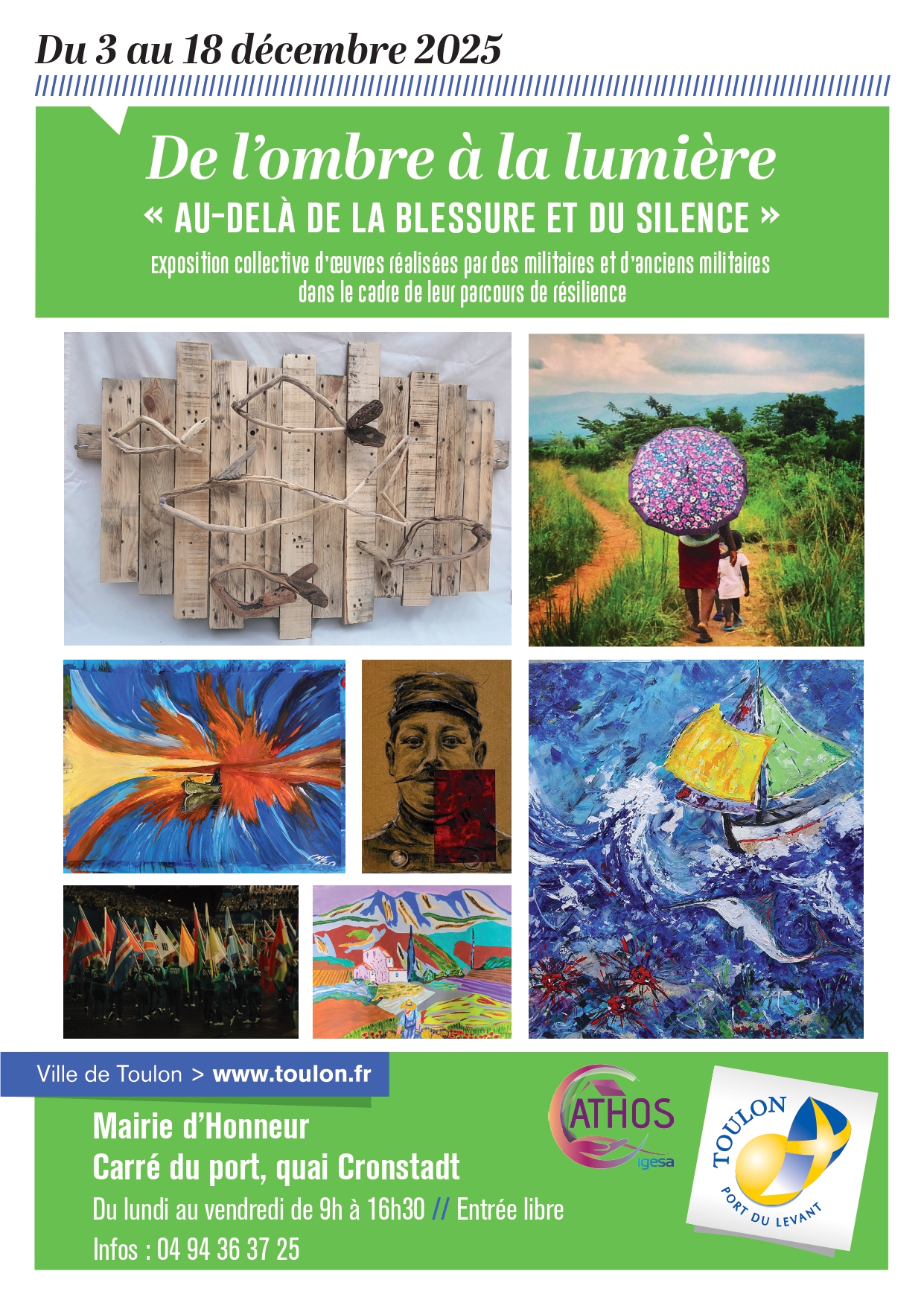 Exposition - De lombre  la lumire, au-del de la blessure et du silence