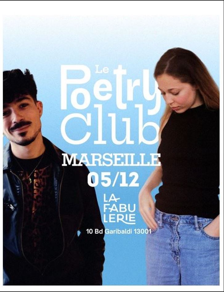 Le Poetry Club sinstalle  Marseille
