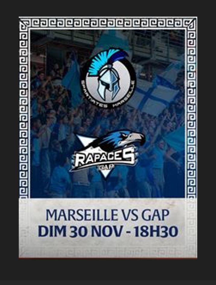 Match de hockey Spartiates vs Gap