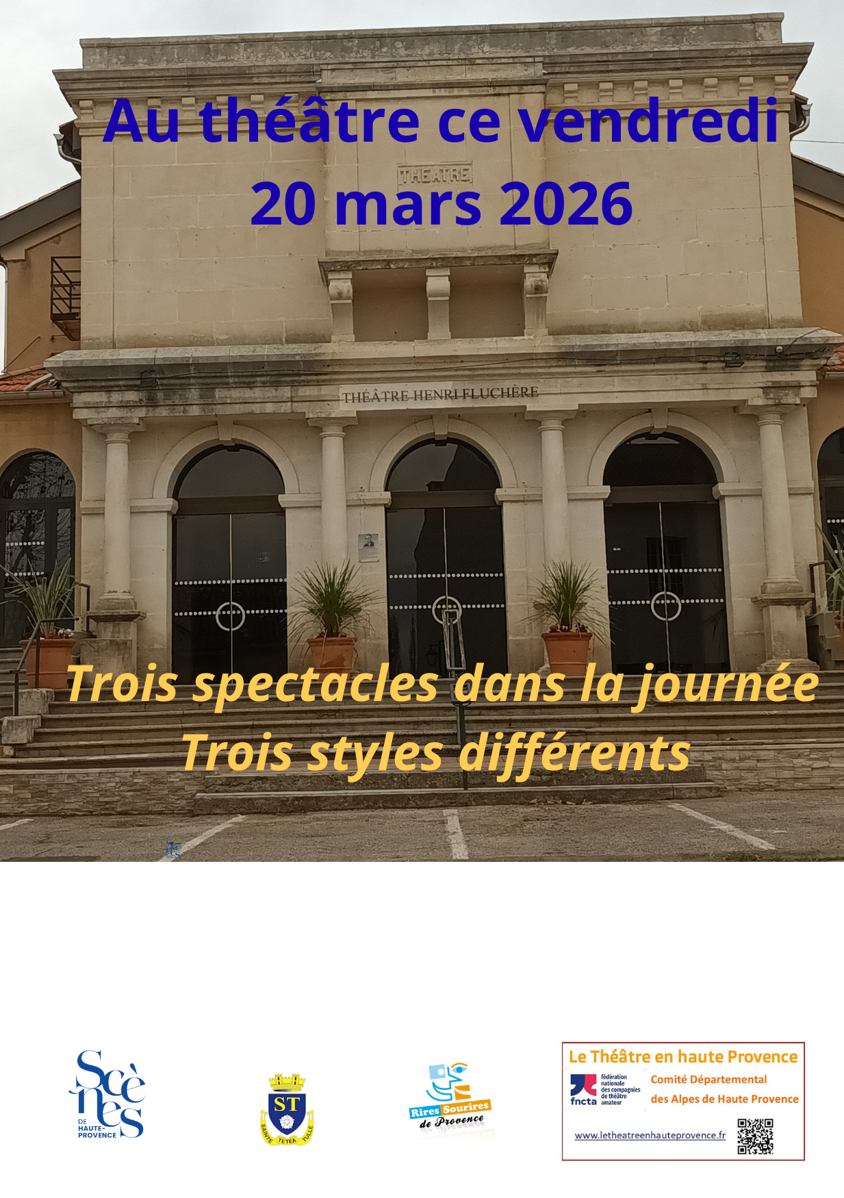 Au thtre ce vendredi