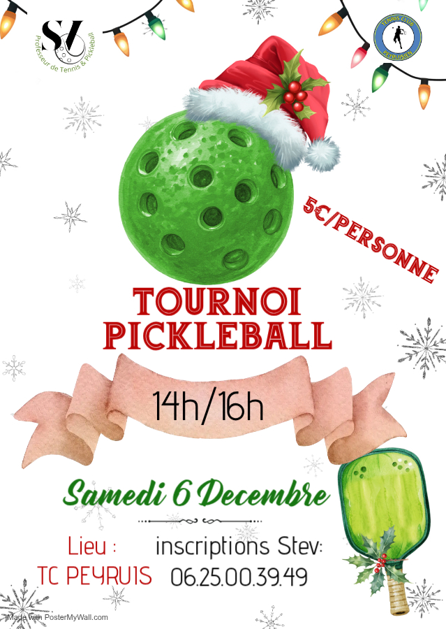 Tournoi de Pickleball