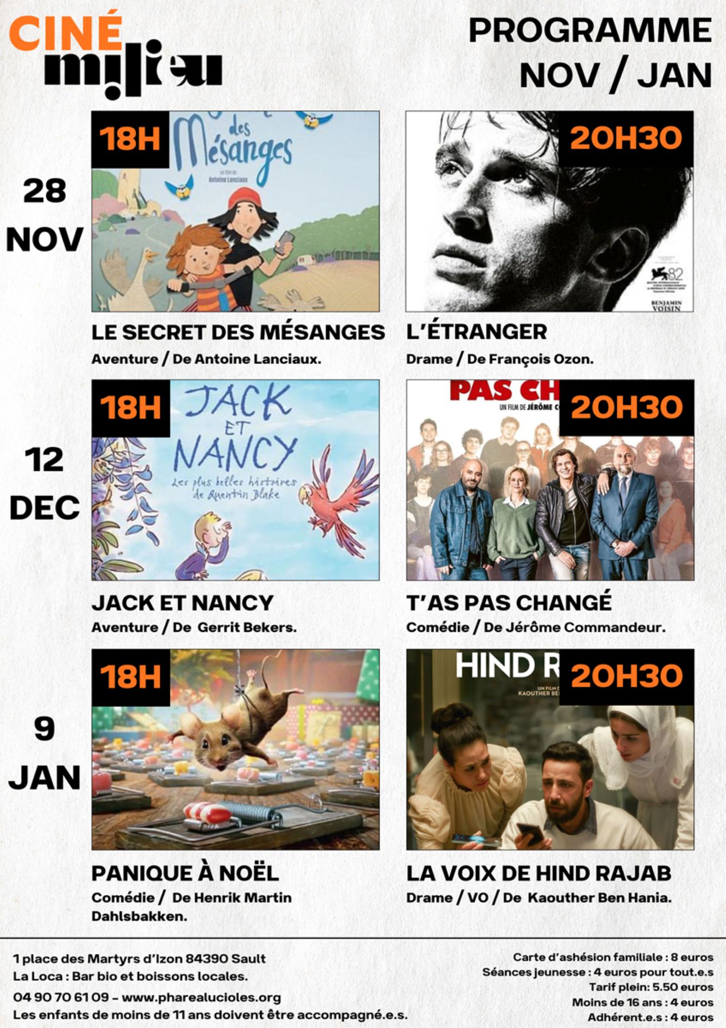 Cinma itinrant  Sault : 