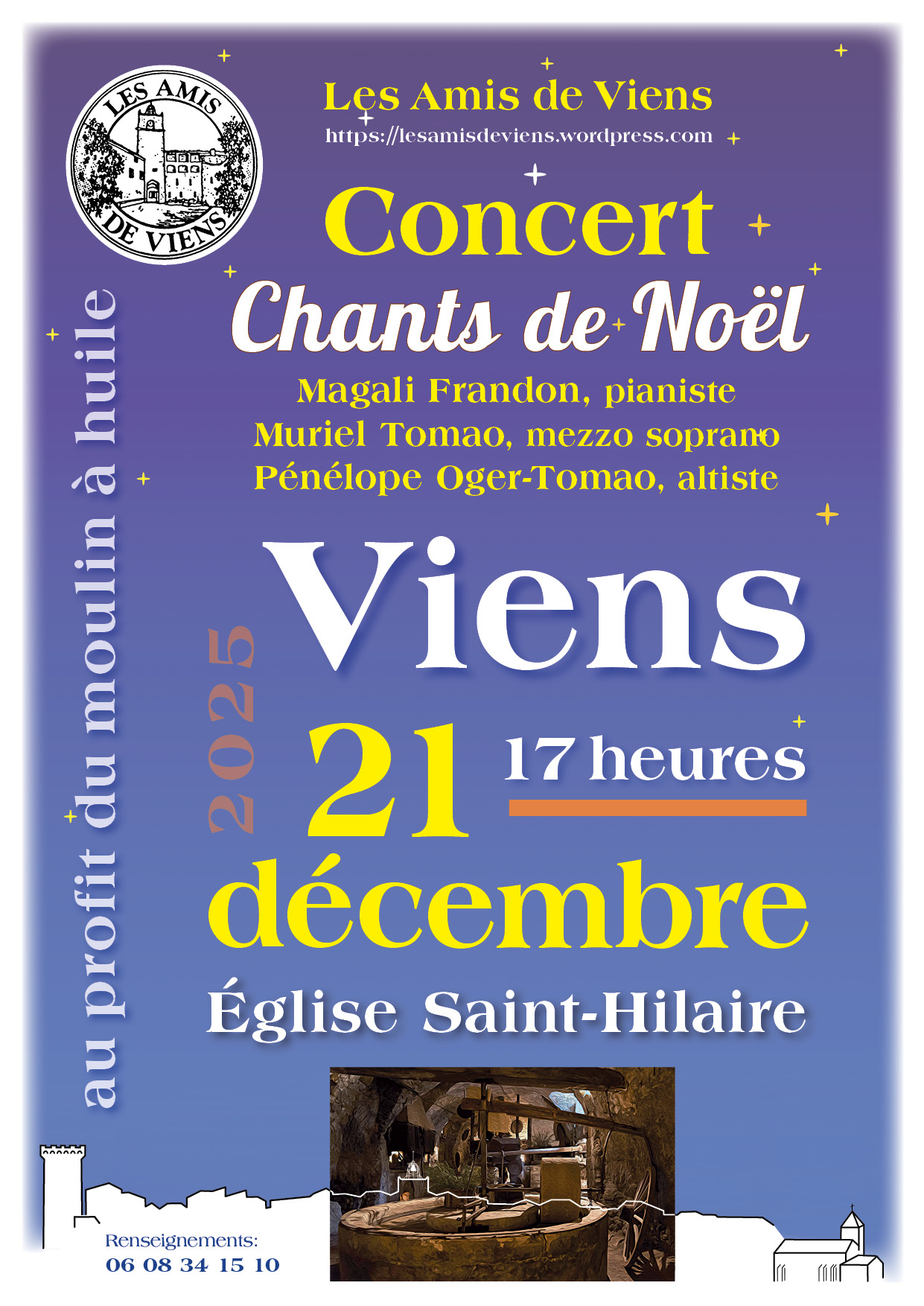 Concert de Noel en l'glise de Viens