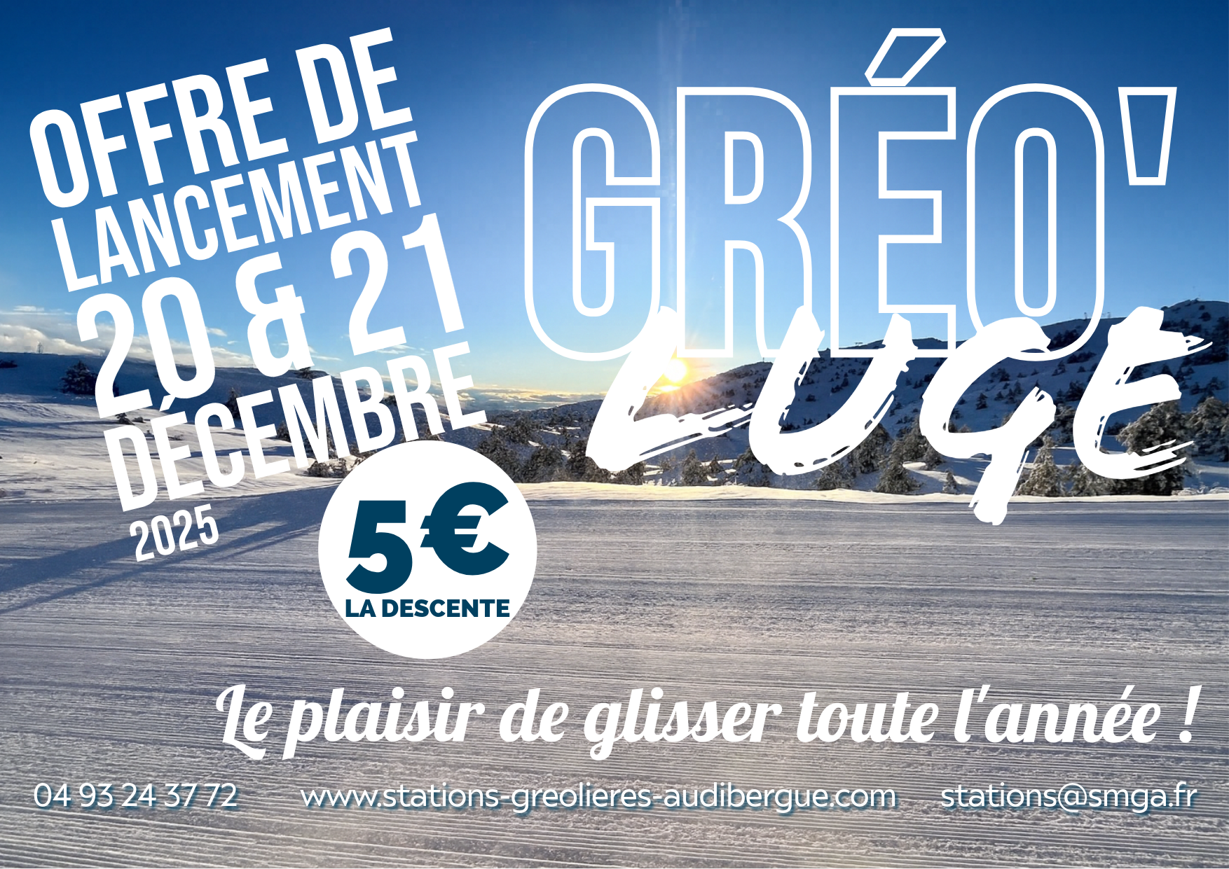Lancement Gro'Luge