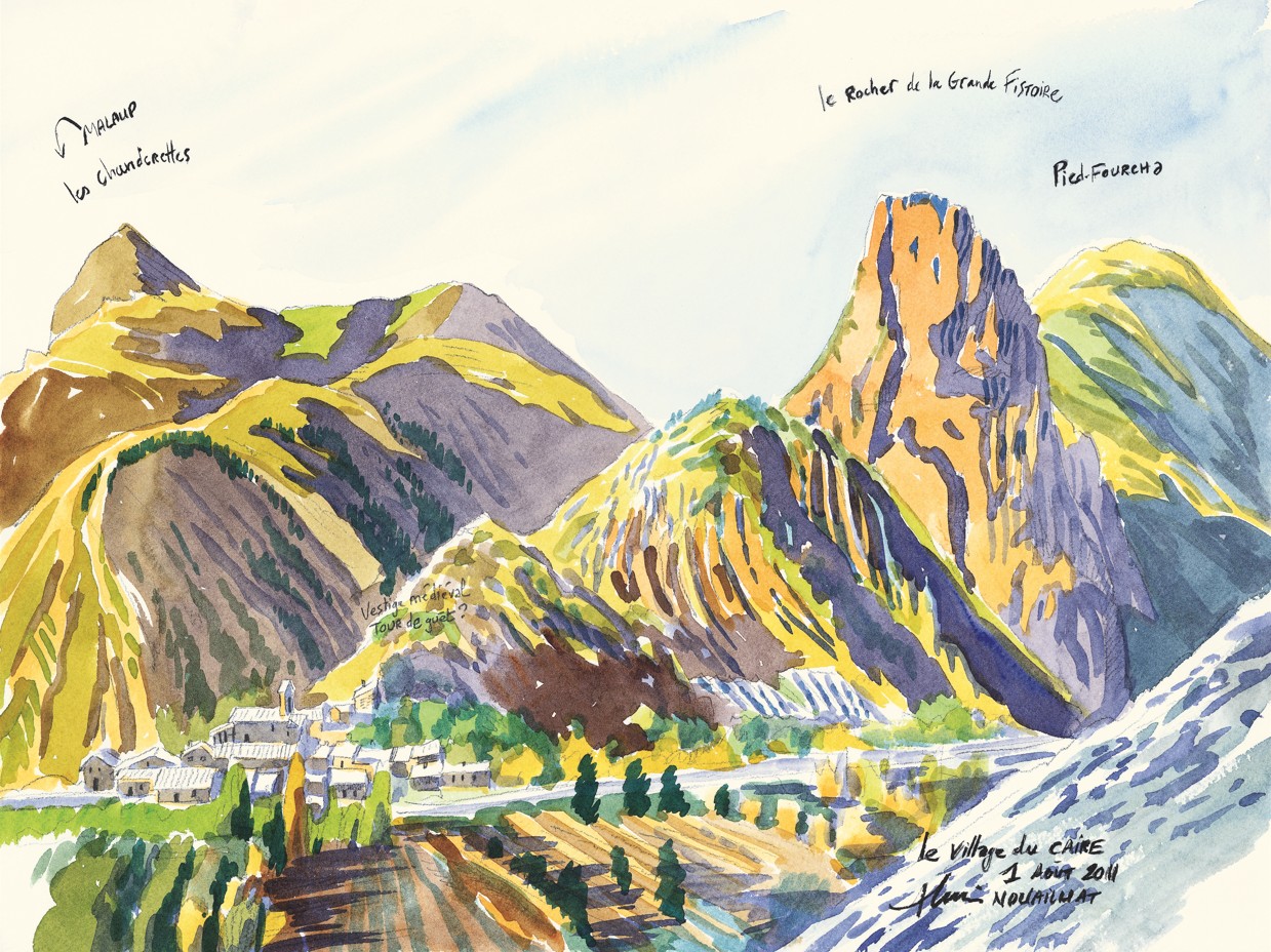 Exposition d'aquarelles d'Alexis Nouailhat