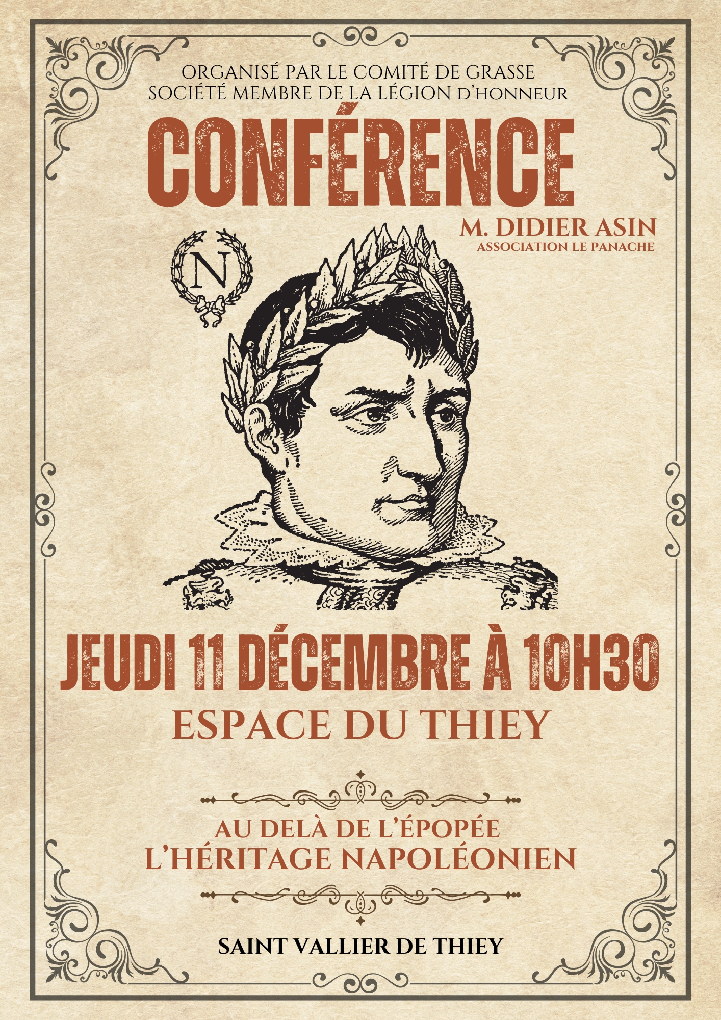 Confrence :  Au-del de lpope, lhritage napolonien 