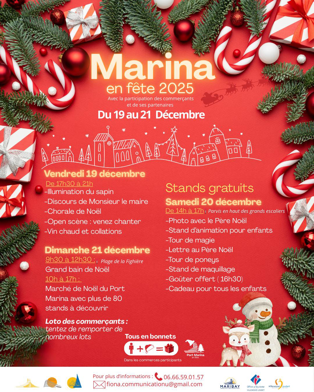 Marina en fte spcial Nol