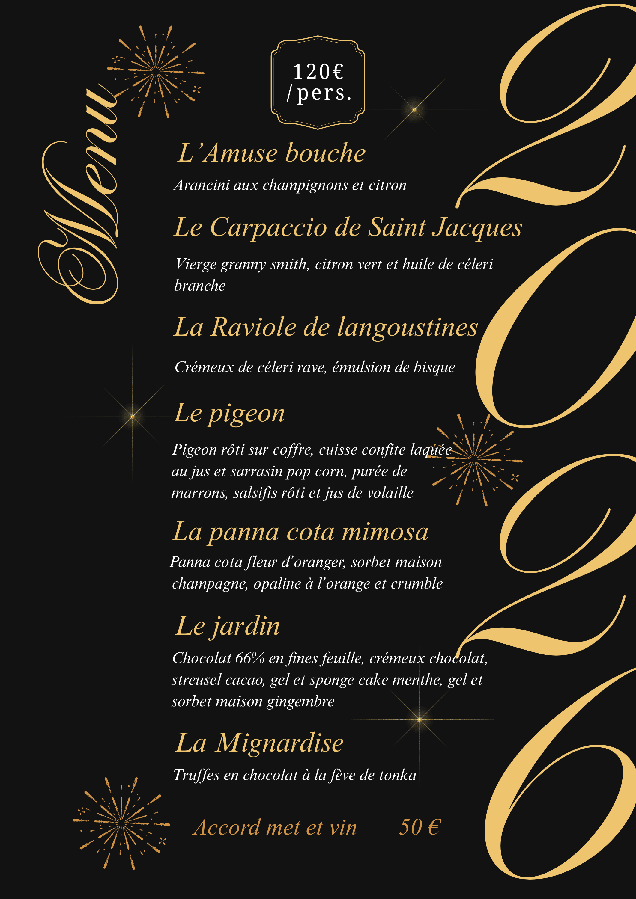 Aux Papillons - Rveillon de la Saint-Sylvestre