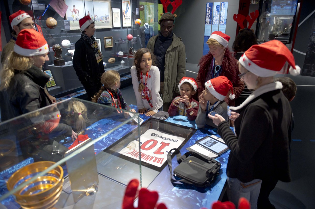Parcours de Nol  l'Allianz Riviera et au Muse National du Sport