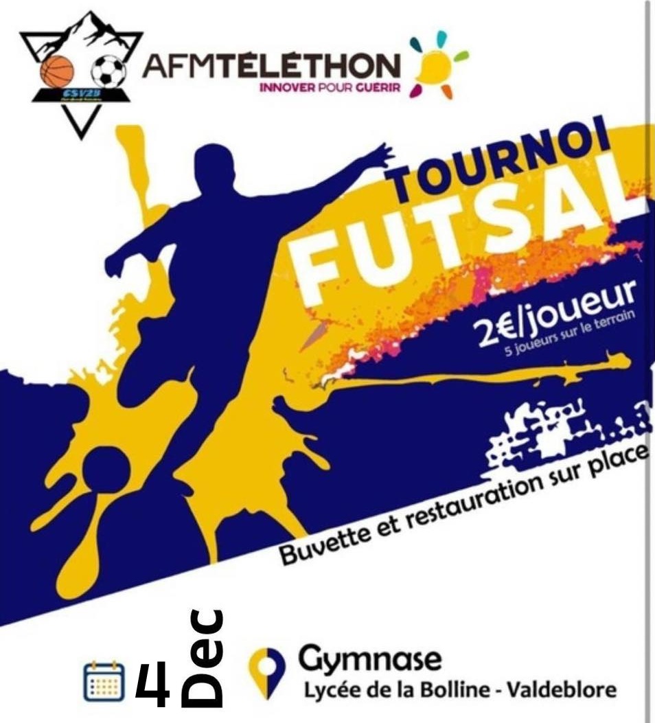 Tournoi Futsal pour le T�l�thon