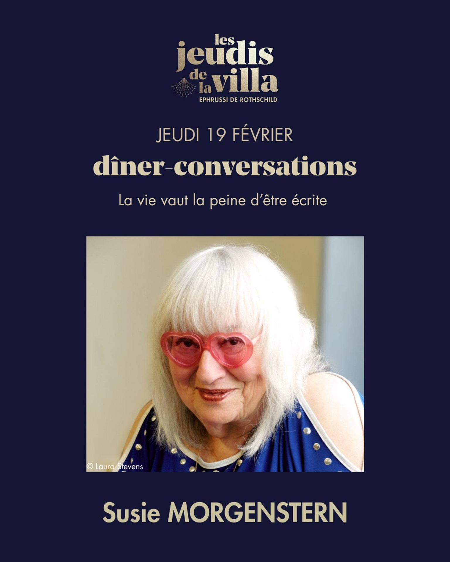 Les Jeudis de la Villa - Susie Morgenstern : La vie vaut la peine d��tre �crite