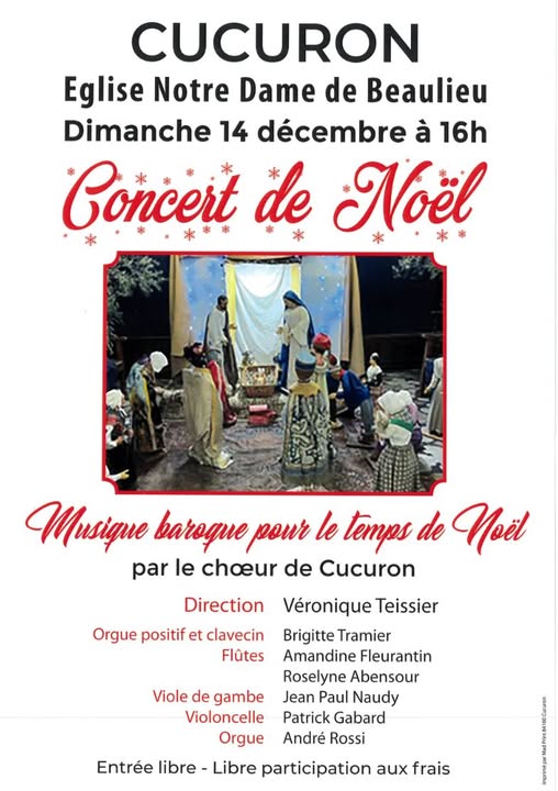 Concert de Nol  Cucuron