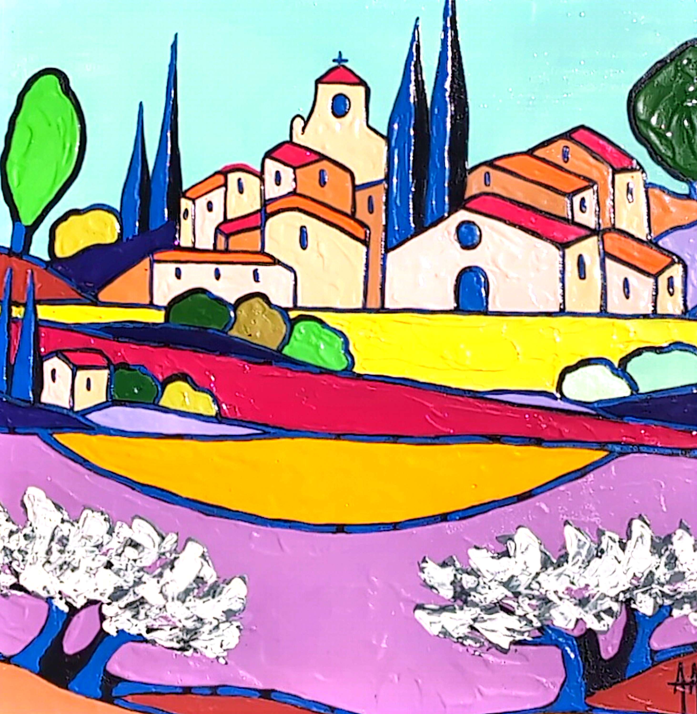 Andr� Aubert expose � l'H�tel du Parc