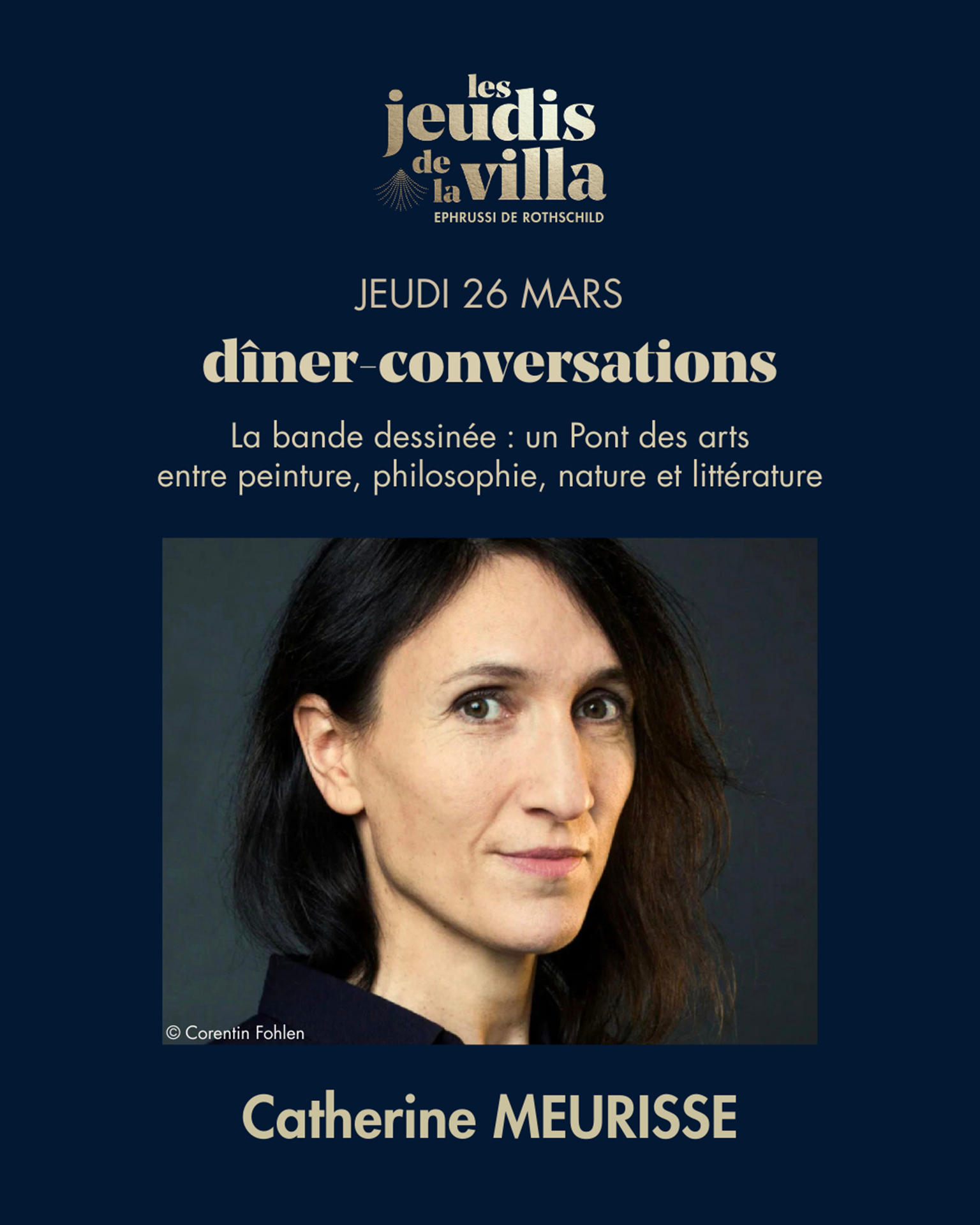 Les Jeudis de la Villa - Catherine Meurisse : La bande dessine : un Pont des arts entre peinture, philosophie, nature et littrature