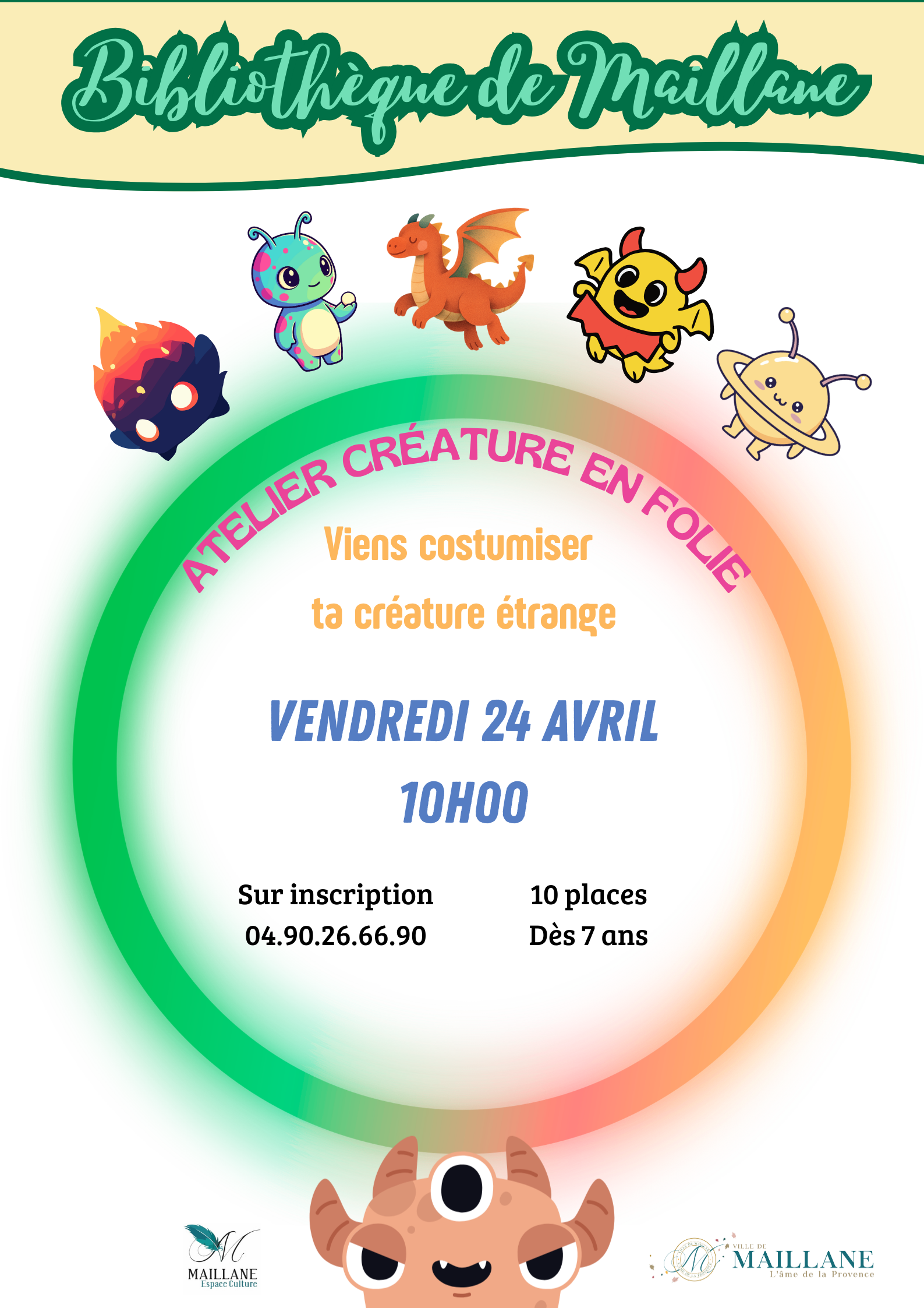 Atelier cr�ation - Cr�ature en Folie