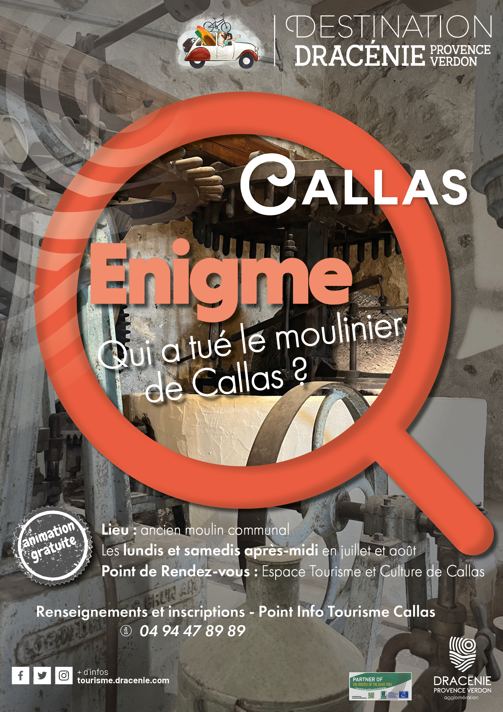 Enigme : Qui a tu� le moulinier de Callas ?