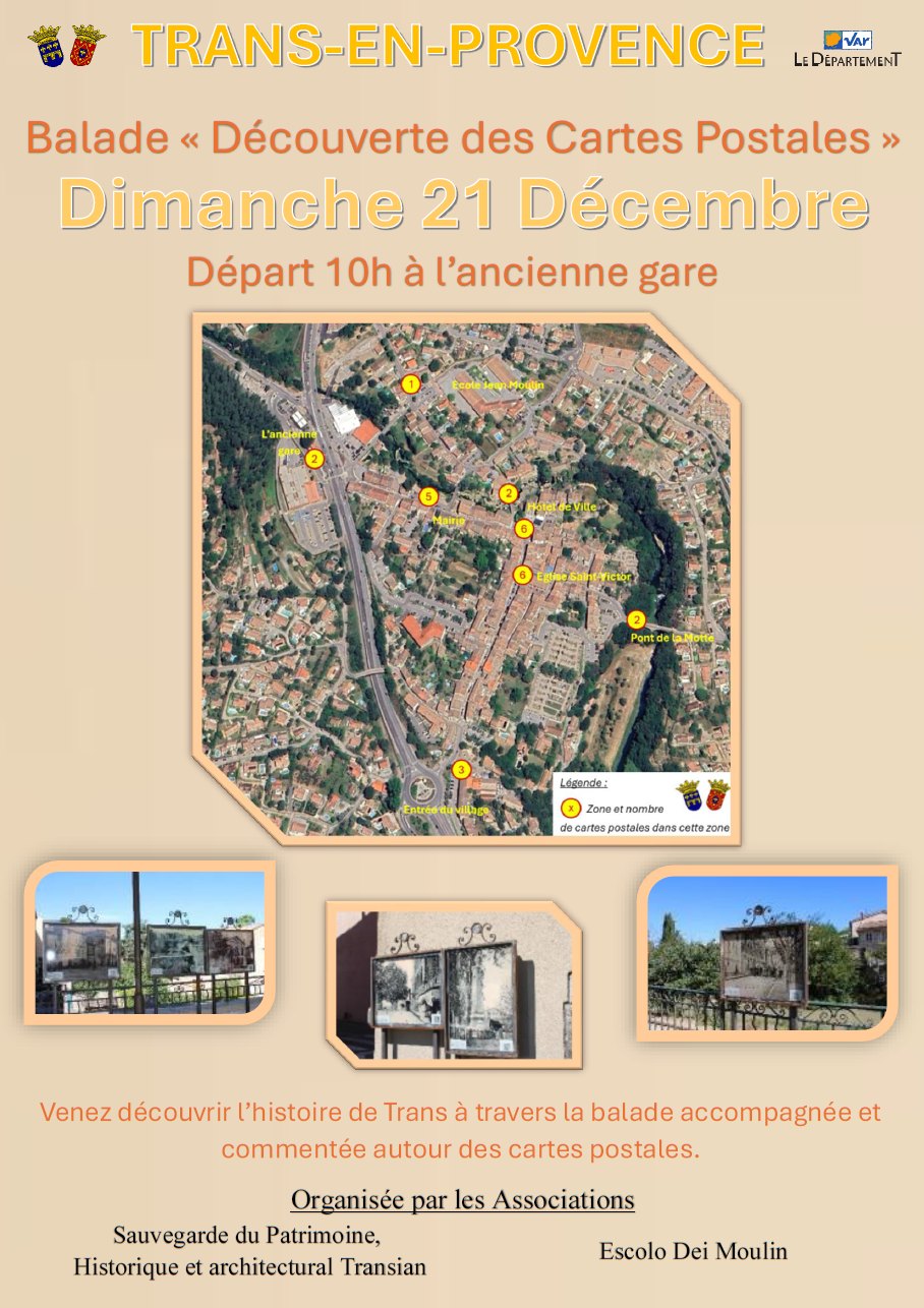 Balade dcouverte des cartes postales