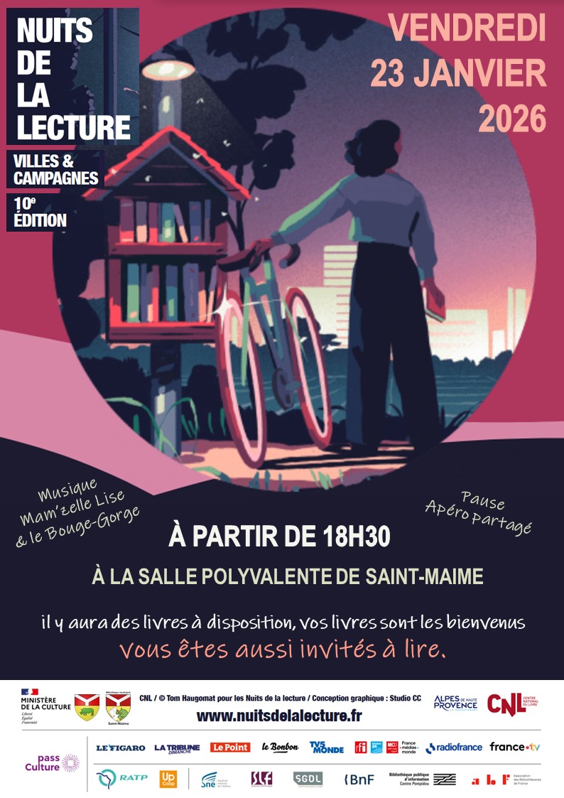Nuit(s) de la lecture 2026  : 10me dition